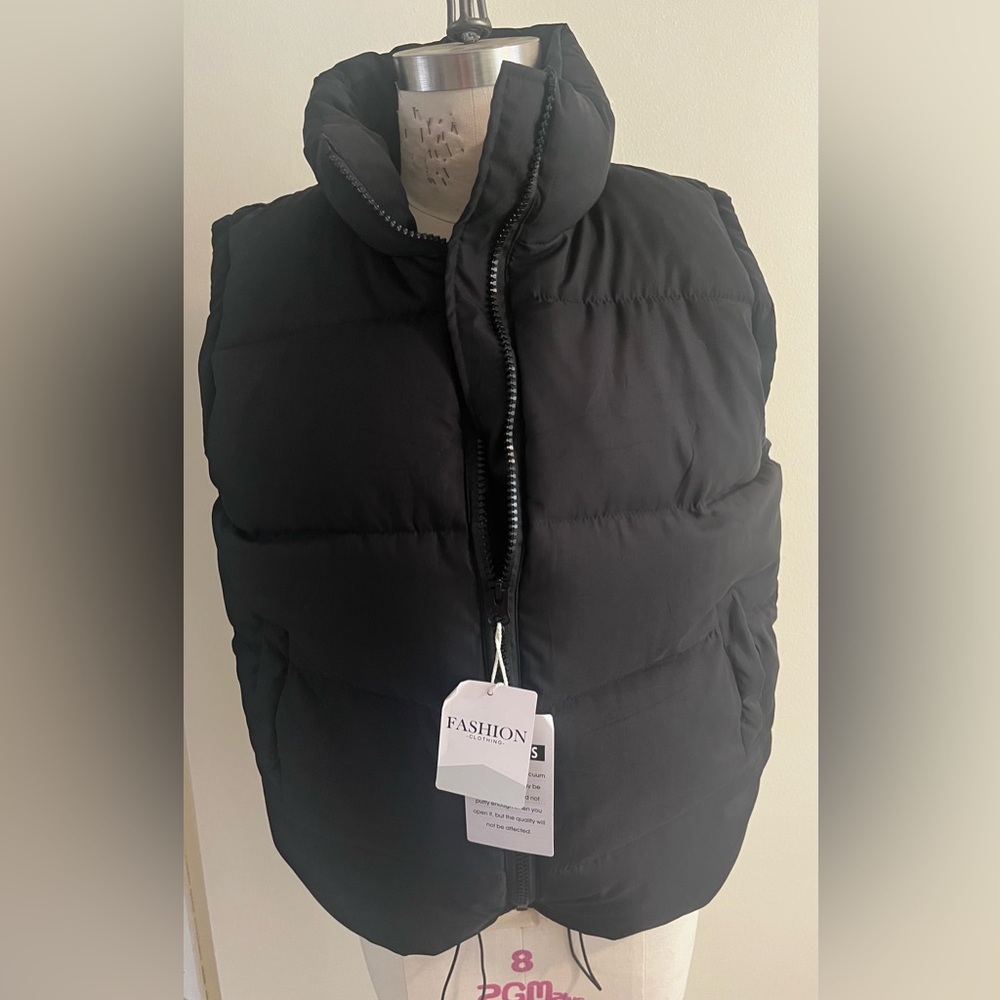 Black Puffer Vest